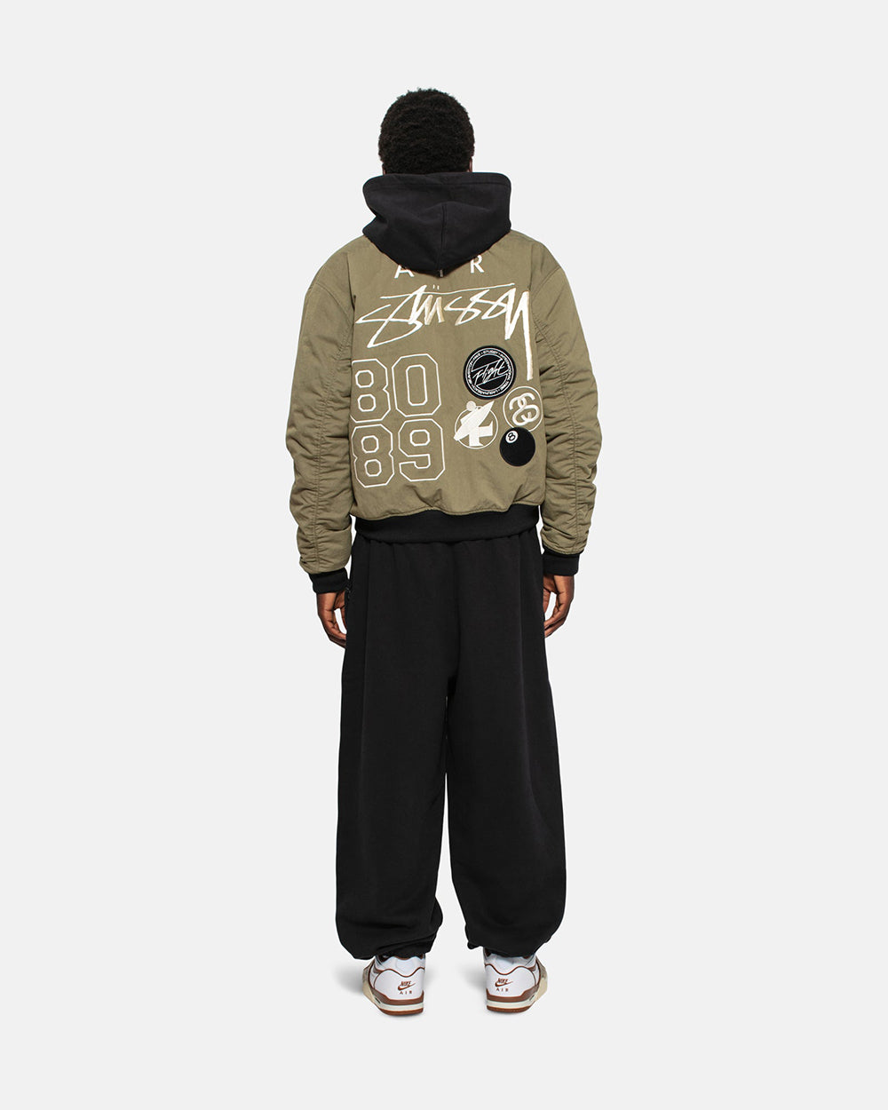 STUSSY×連名リバーシブルキルティングキルティングジャケット