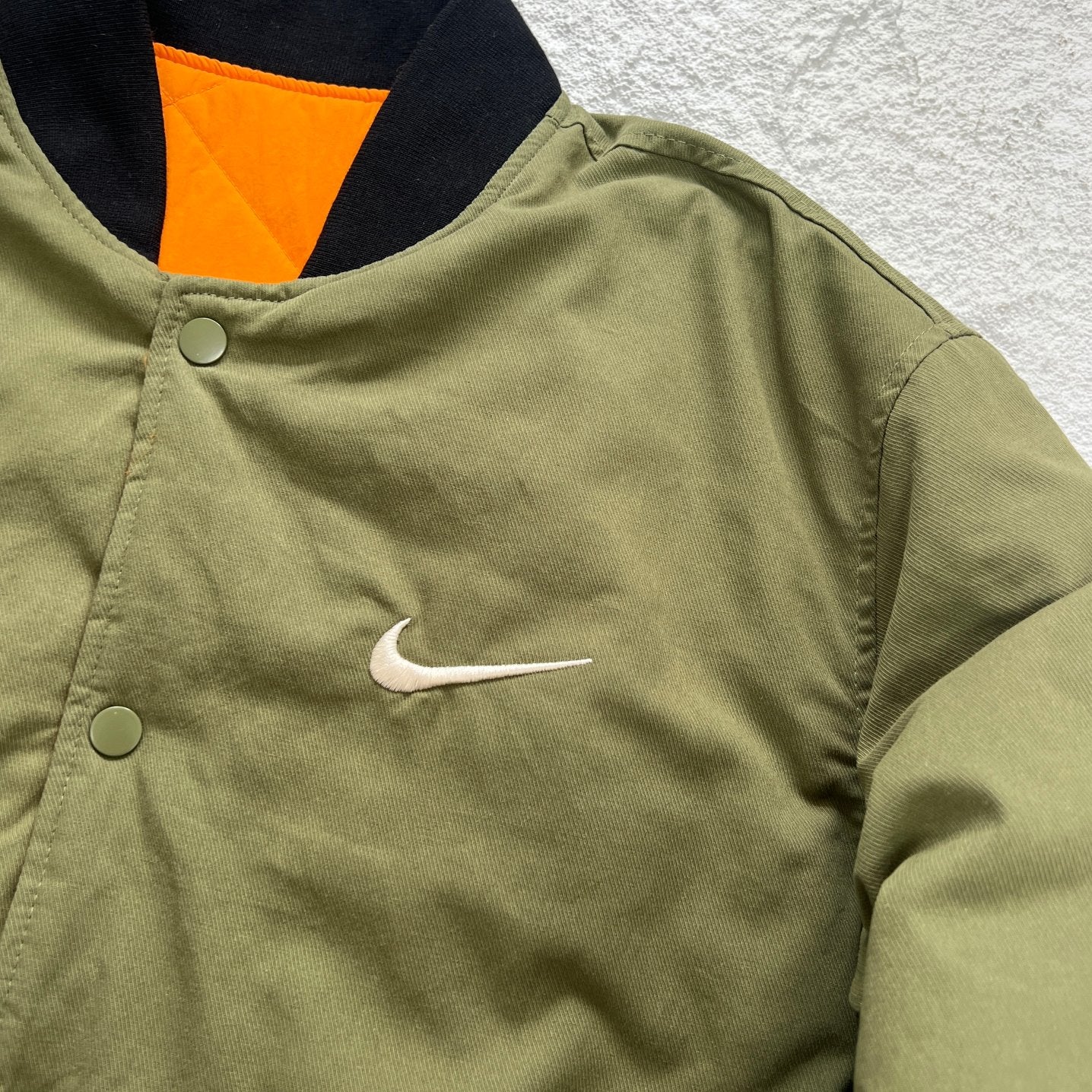 STUSSY×連名リバーシブルキルティングキルティングジャケット