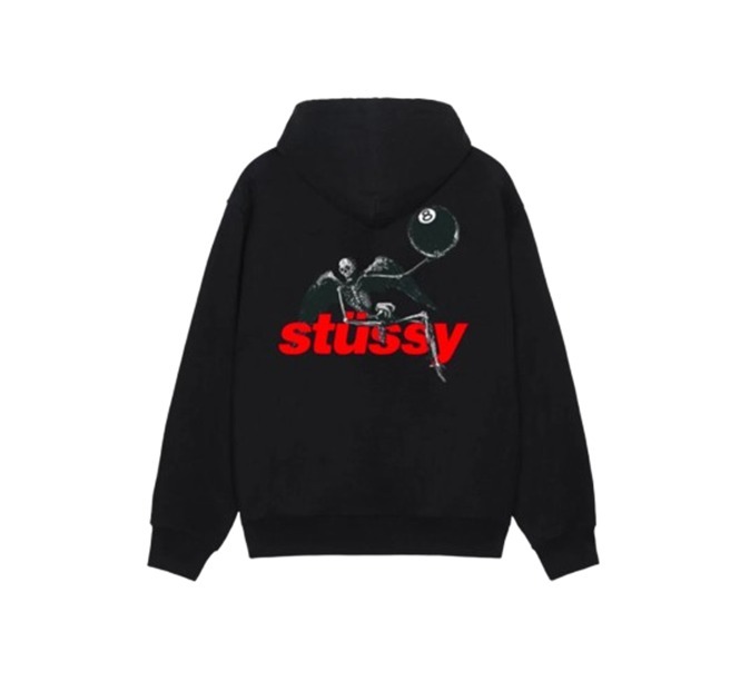 ★人気★【Stussy】★Stussy Apocalypse Zip Hoodie Black★