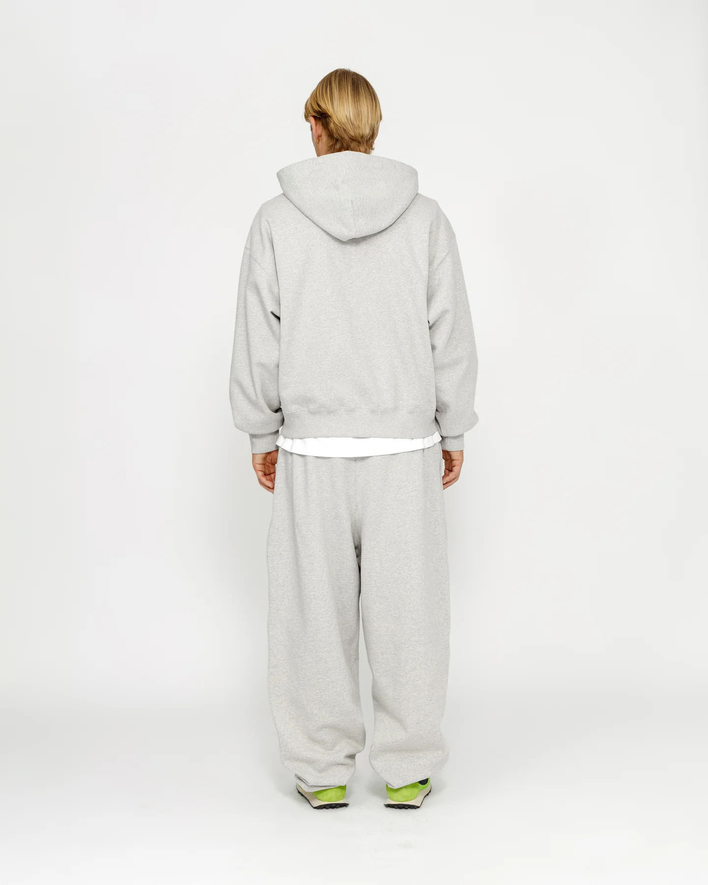 ★ステューシー★XStussy Full Zip Washed Fleece Hoodie★