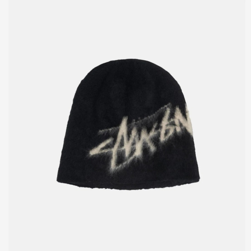 [STUSSY] 男女兼用 BRUSHED OUT STOCK SKULLCAP BEANIE