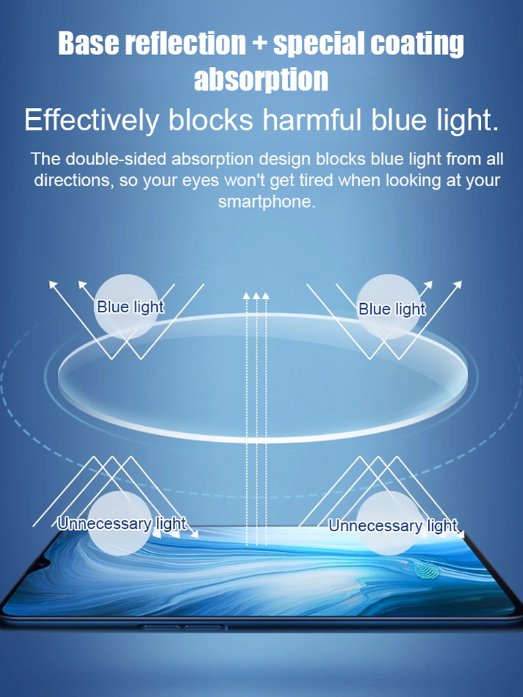 Fashionable and comfortable folding mirror HD anti-blue light automatic zoom reading glasses