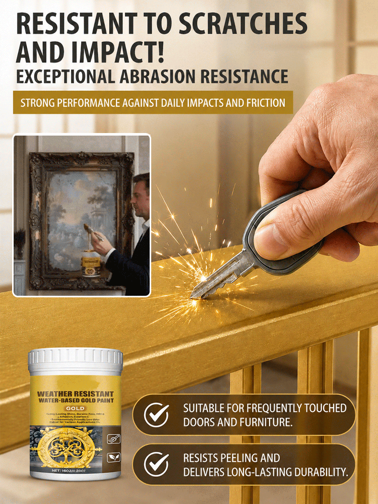 HFH-【A Touch of Renewal!】24K Special Mirror-Finish Water-Based Gold Paint