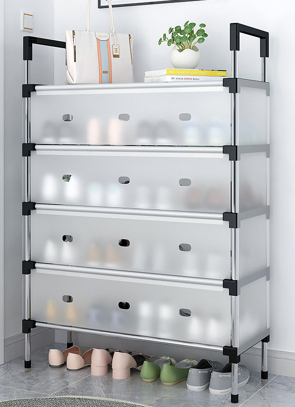 Space Saving Multi-Layer Dustproof Shoe Rack