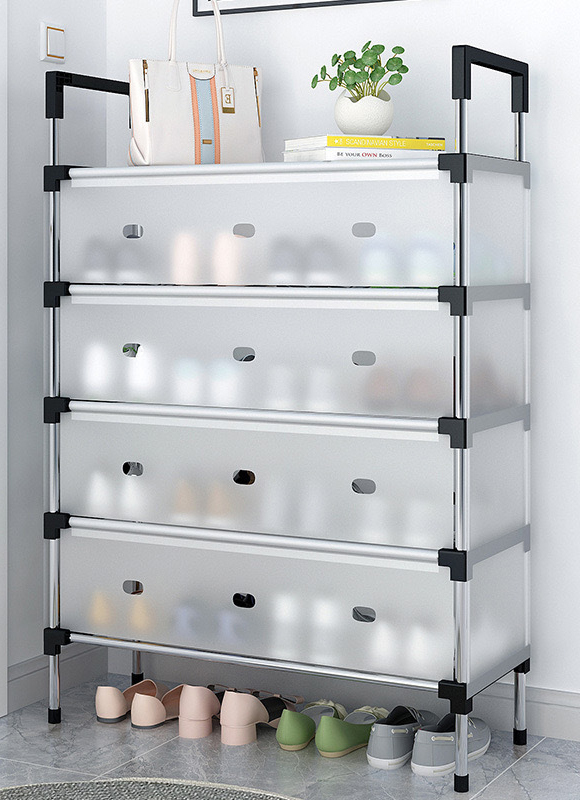 Space Saving Multi-Layer Dustproof Shoe Rack