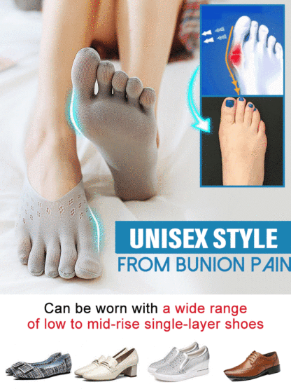 [Buy 1 Free 2] Unisex invisible corrective five-toe socks