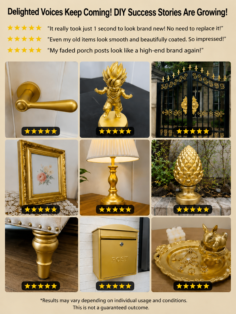 HFH-【A Touch of Renewal!】24K Special Mirror-Finish Water-Based Gold Paint