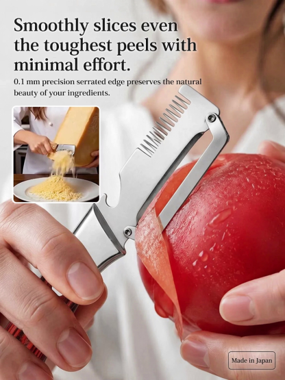 SL-Medical Grade Stainless Steel Ultra-Sharp Multi-Effect Peeler/Slicer