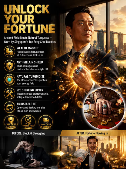 Retro Pixiu Ring