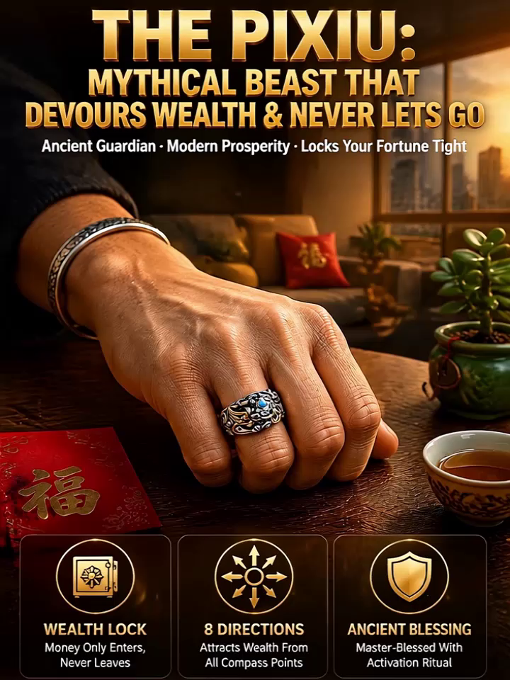 Retro Pixiu Ring