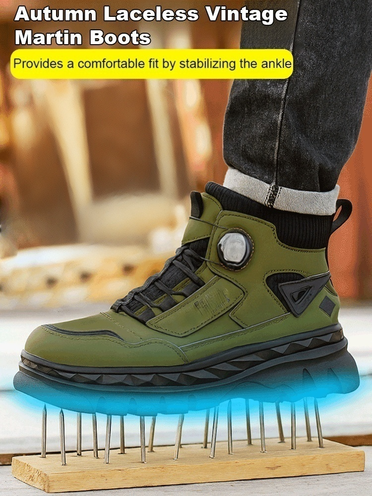 German Firefighter's Work Boots! Over 100,000 pairs sold! New laceless retro Martin boots