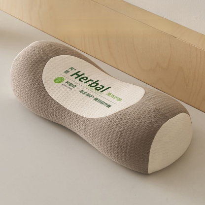 Buckwheat neck protection and traction pillow