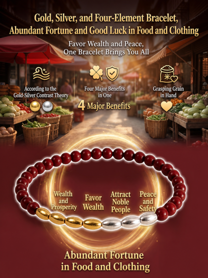 Seven-grain cinnabar bracelet