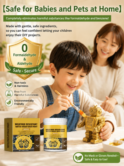 HFH-【A Touch of Renewal!】24K Special Mirror-Finish Water-Based Gold Paint