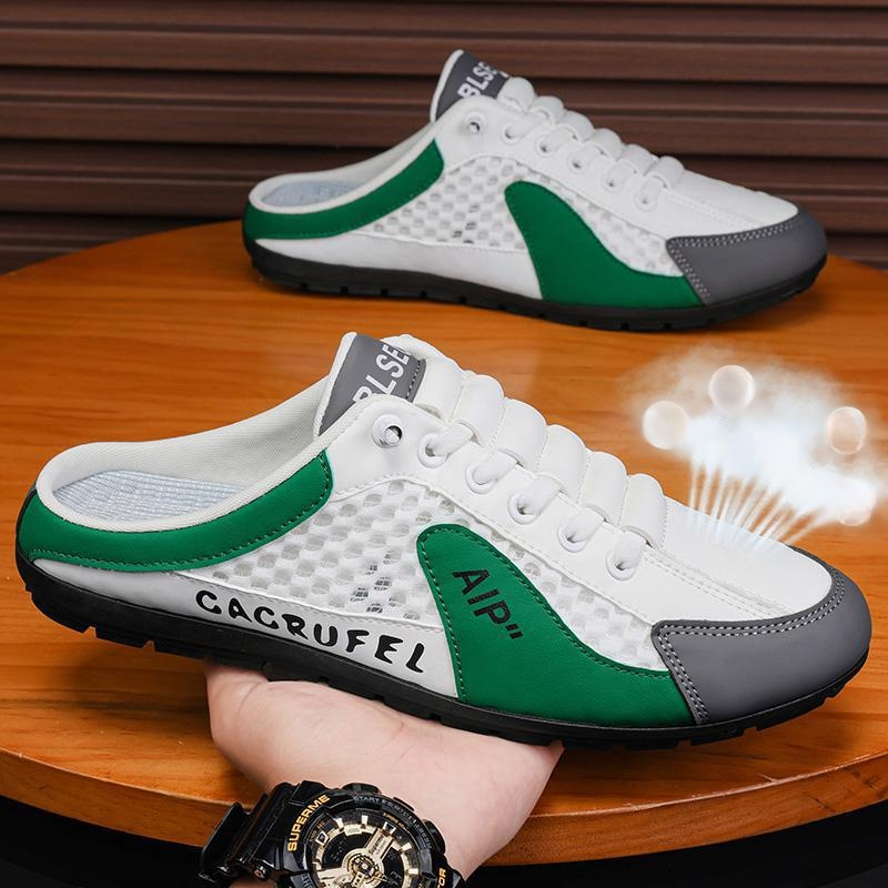 Baotou One Foot Stirrup Half Slip On Shoes