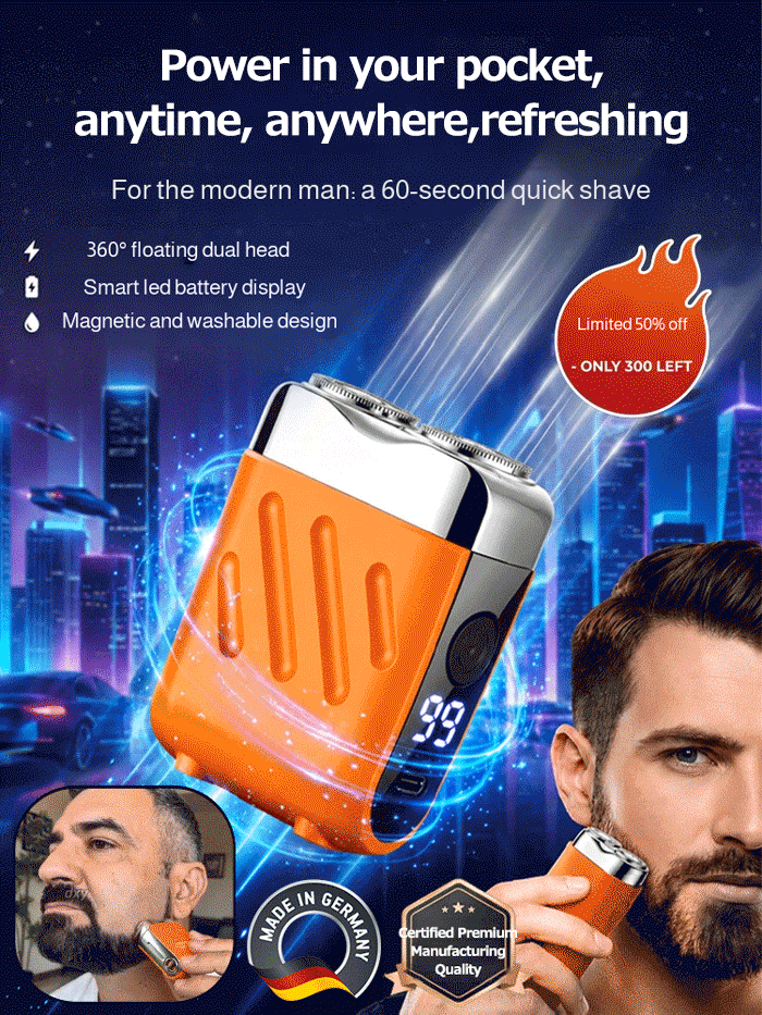 New-Generation Dual-Head Pocket Shaver