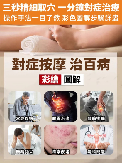 【居家按摩輕鬆學】按摩找穴取穴速查全書