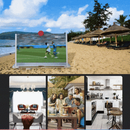 Anti-blue light protects your eyes, borderless full screen, turn into a mobile cinema in seconds