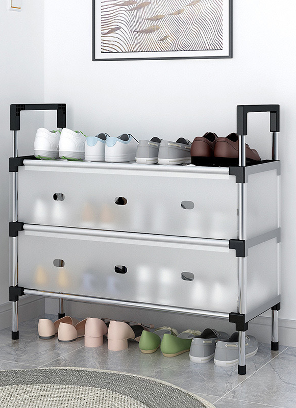 Space Saving Multi-Layer Dustproof Shoe Rack