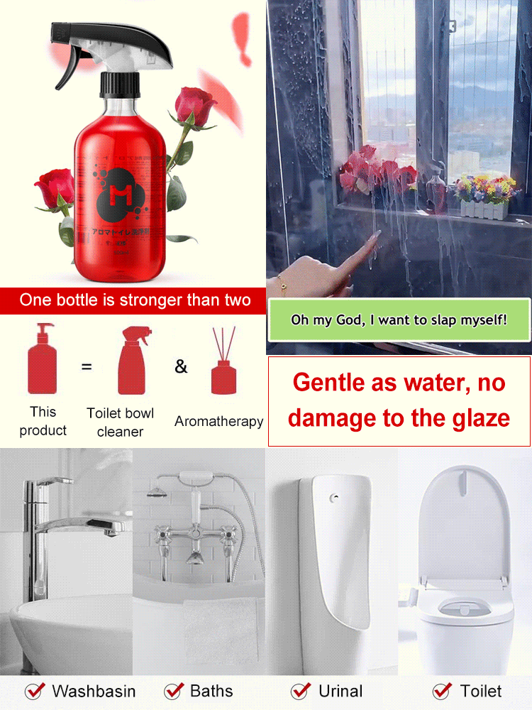 Tik Tok hot selling rose scented toilet bowl cleaner