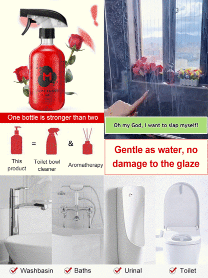 Tik Tok hot selling rose scented toilet bowl cleaner