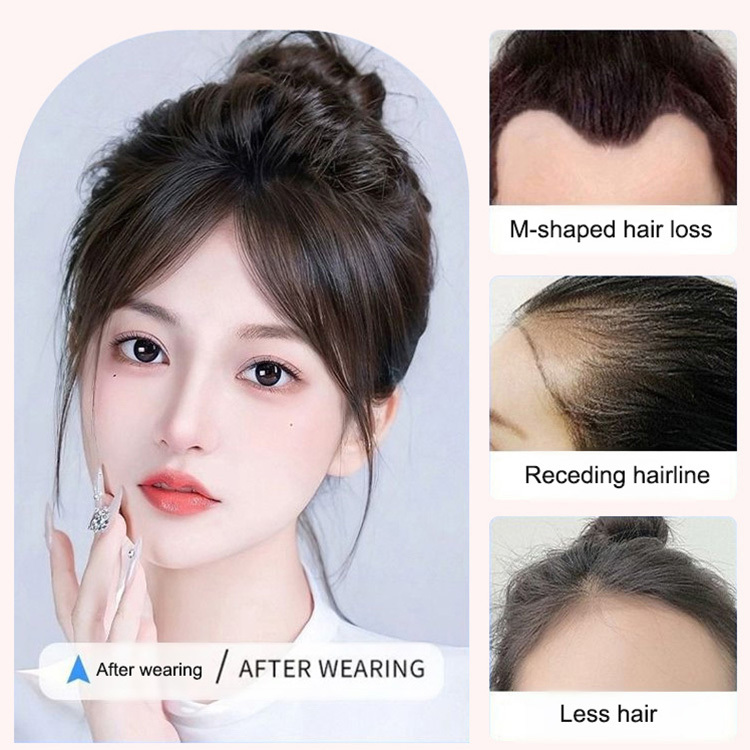  (No Hair Clips Required)Natural Velcro Hair Extensions for Women