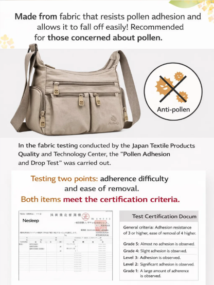 Kyoto Artisan Spirit Multi-layer Large Capacity Shoulder Bag