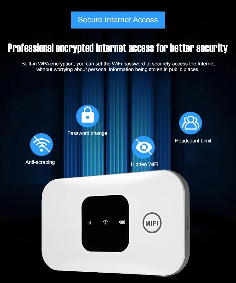 【No SIM, No Contract, No Hidden Costs 】Free Internet in Your Pocket 5G Router【Zero dead zones, full signal strength!One-time purchase, lifetime free high-speed WiFi!】