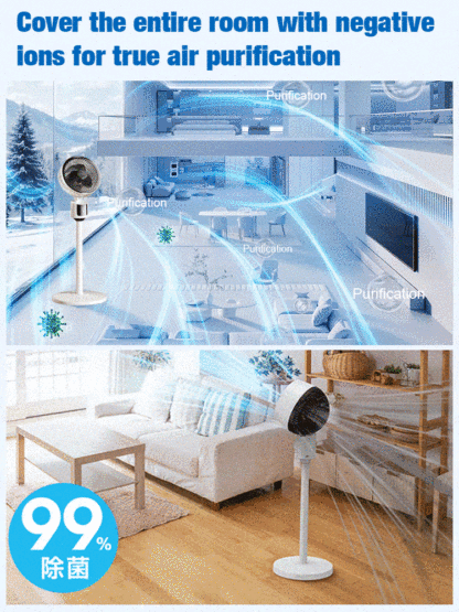 Ultra-quiet and energy-saving cool air conditioner fan【Cools down in just 1 second—costs only 1 cent a day!】