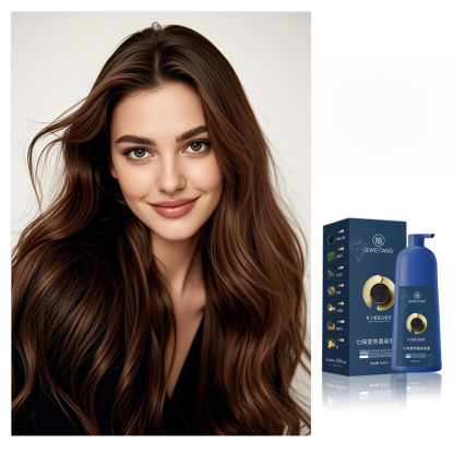 Caviar Protein Hair Dye [3-in-1 Shampoo, Dye, and Conditioner!] 98.9% color retention, +500% shine, +98% softness, natural and long-lasting color! Multiple colors available!