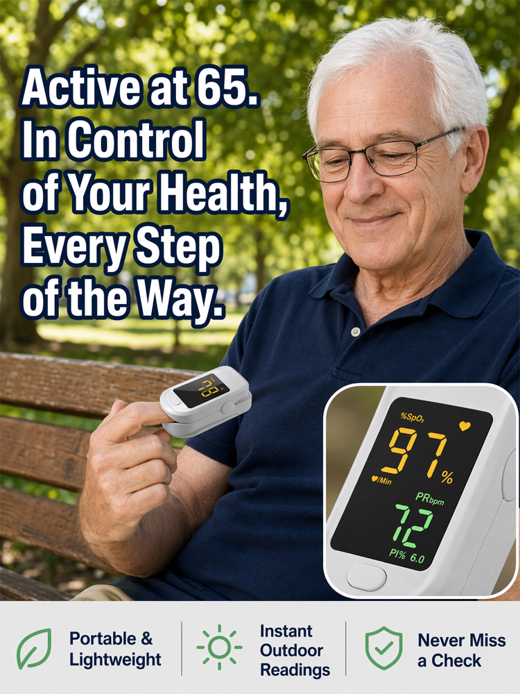 【Official Store】【Professional Medical Equipment】Portable home pulse oximeterMeasures blood glucose, blood pressure, blood oxygen, and heart rate in 3 seconds! Clinically proven accuracy 99%!