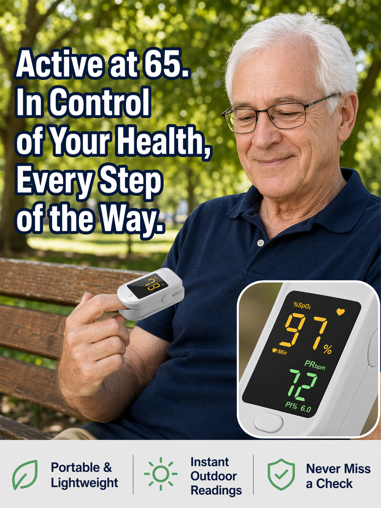 【Official Store】【Professional Medical Equipment】Portable home pulse oximeterMeasures blood glucose, blood pressure, blood oxygen, and heart rate in 3 seconds! Clinically proven accuracy 99%!