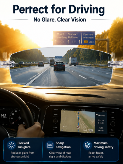 【German Optical Technology】0.01s Autofocus Progressive Lenses | +1.00–+7.00 diopters stepless for reading & driving 【Buy once, service for life – you'll never need glasses again!】