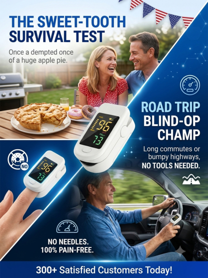 【Official Store】【Professional Medical Equipment】Portable home pulse oximeterMeasures blood glucose, blood pressure, blood oxygen, and heart rate in 3 seconds! Clinically proven accuracy 99%!