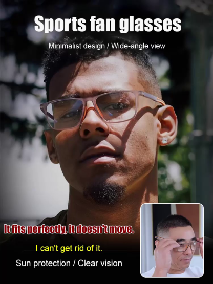 【Lowest Price Online—Today Only!】Sports-style 2-in-1 UV-protective photochromic reading glasses【Developed in Germany—the world's first solution to correct vision through automatic zooming! Clinically proven to deliver remarkable results!】