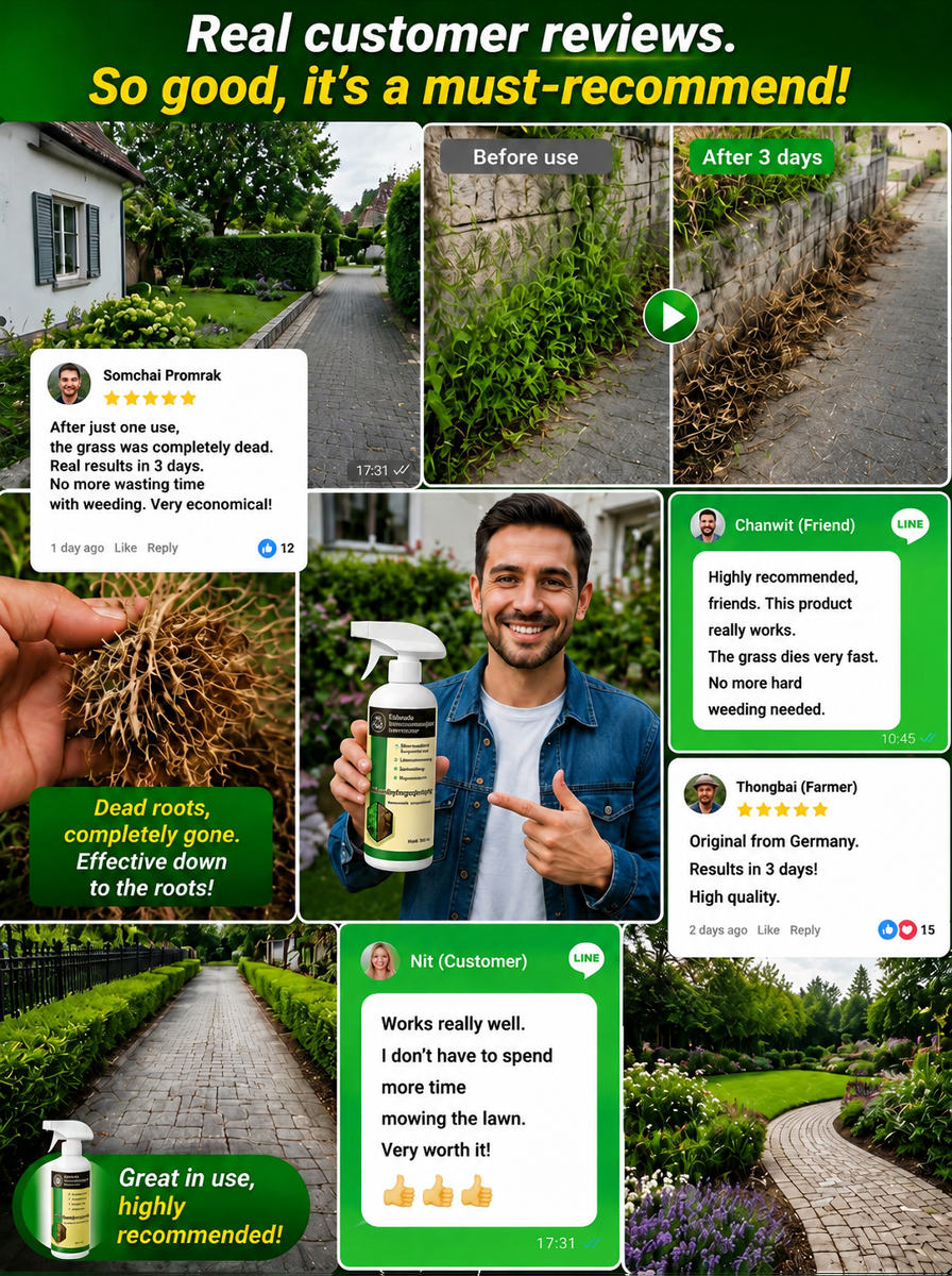 [Buy 1 Get 1 Free] Just one bottle can completely eliminate everyday weeds and even large trees.