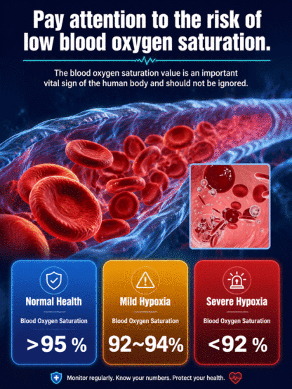 【Official Store】【Professional Medical Equipment】Portable home pulse oximeterMeasures blood glucose, blood pressure, blood oxygen, and heart rate in 3 seconds! Clinically proven accuracy 99%!
