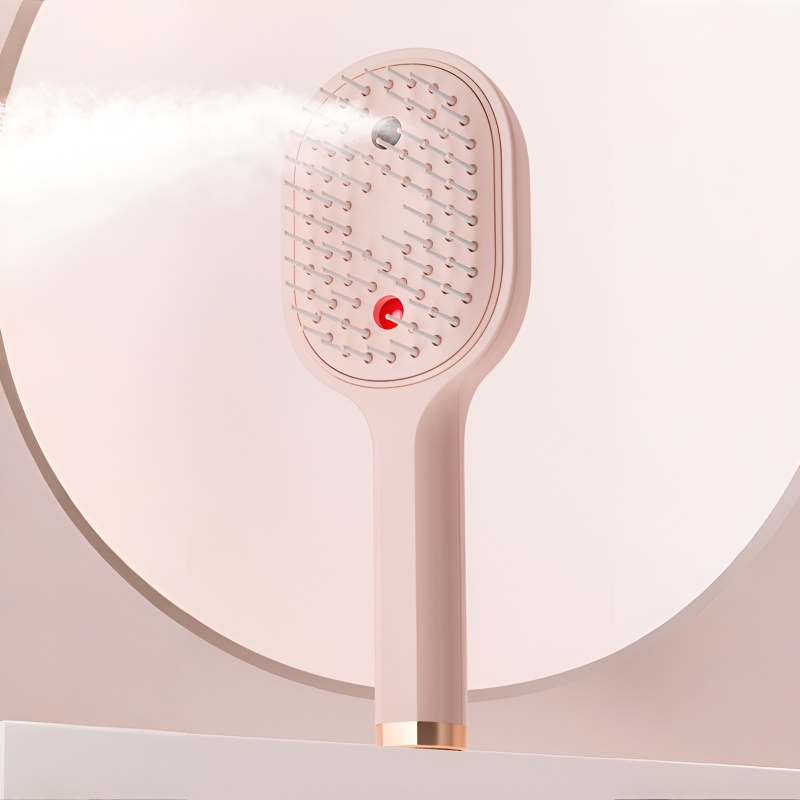 A multifunctional, leave-in essential oil hair care comb with red light therapy—instantly smooths hair, provides salon-grade scalp care, effectively prevents hair loss, and promotes hair regrowth!