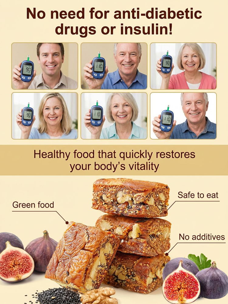 【A revolution in healthy snacks!】Soft and sweet fig and walnut pie【Truly healthy snacks, 0 additives, 99% of users have witnessed improved metabolism!】