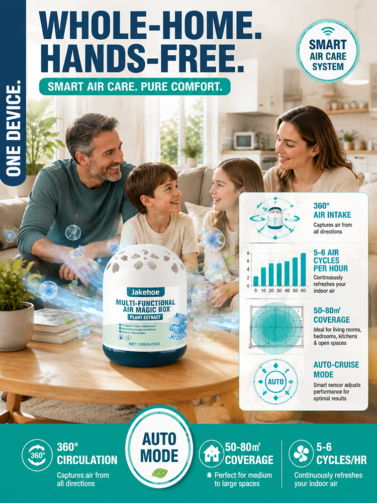 【Buy 1 Get 1 Free for a Limited Time!】[Air Purification Wonder] The Silent Dust-Busting Vacuum Magic Box，Its air purification capacity is twelve times that of traditional air purifiers! 99% of the dust in your home disappears in just three seconds!