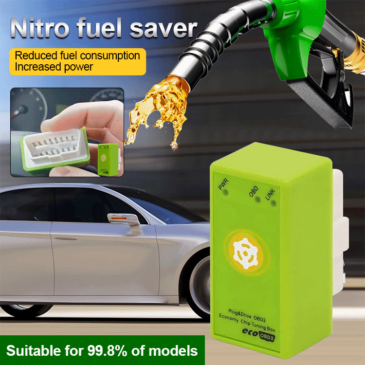 【Fuel Consumption Reduced by 50%】Portable, universal fuel saver for cars.