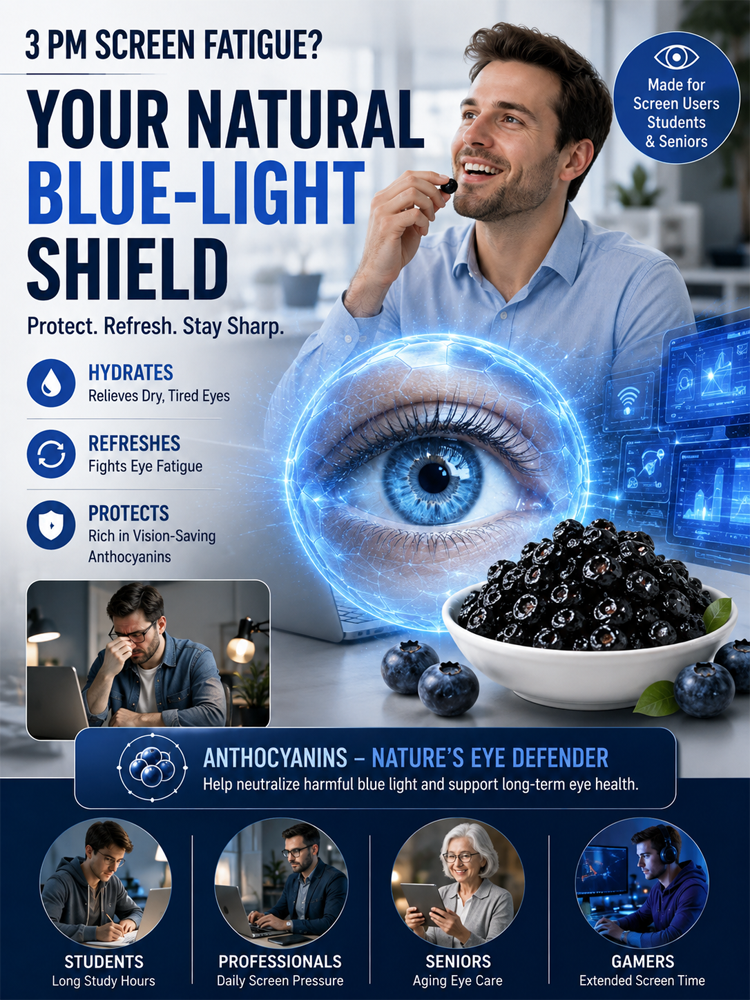 [Recommended by a renowned American ophthalmologist] Sugar-free dried blueberries >Made from 100% fresh wild blueberries selected from sun-drenched, high-latitude regions! Crafted using a 72-hour low-temperature, slow-drying process to fully preserve both
