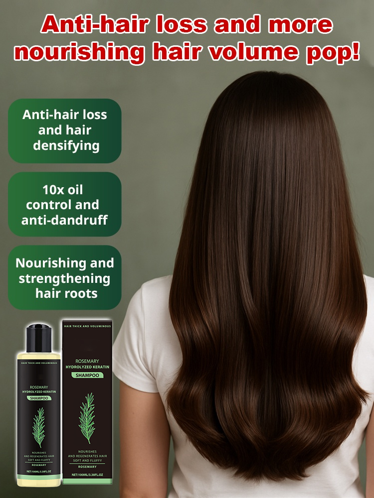 [Hair Growth and Intensification] Organic Rosemary Keratin Shampoo