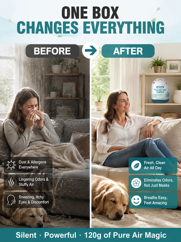 【Buy 1 Get 1 Free for a Limited Time!】[Air Purification Wonder] The Silent Dust-Busting Vacuum Magic Box，Its air purification capacity is twelve times that of traditional air purifiers! 99% of the dust in your home disappears in just three seconds!