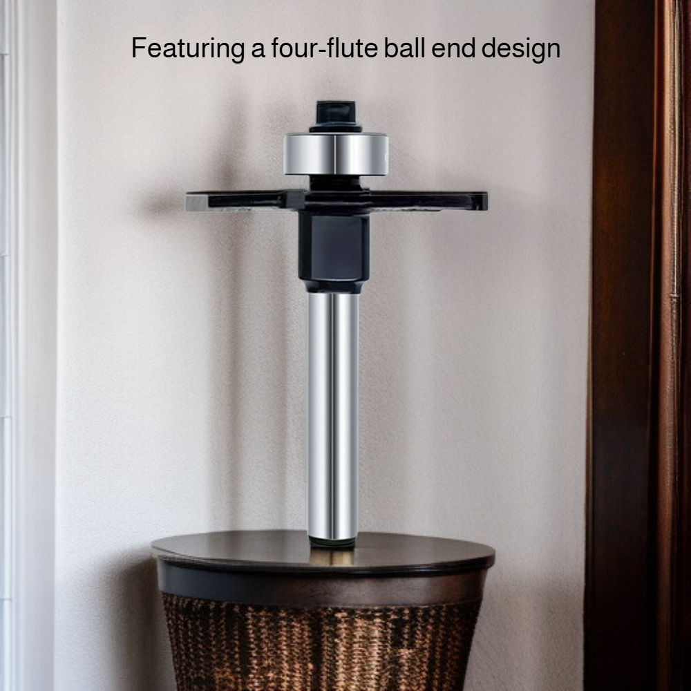 Four-Flute Ball Nose T-Slot Cutter