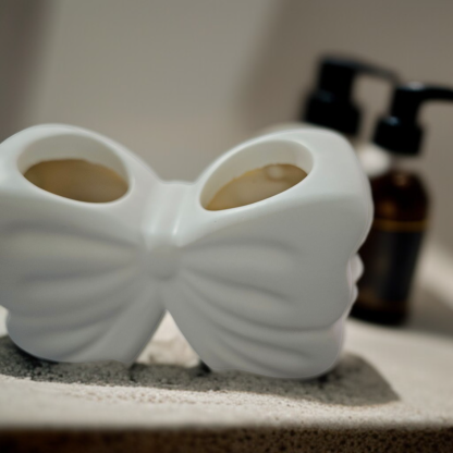 創意蝴蝶結牙刷收納架 