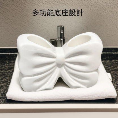 創意蝴蝶結牙刷收納架 