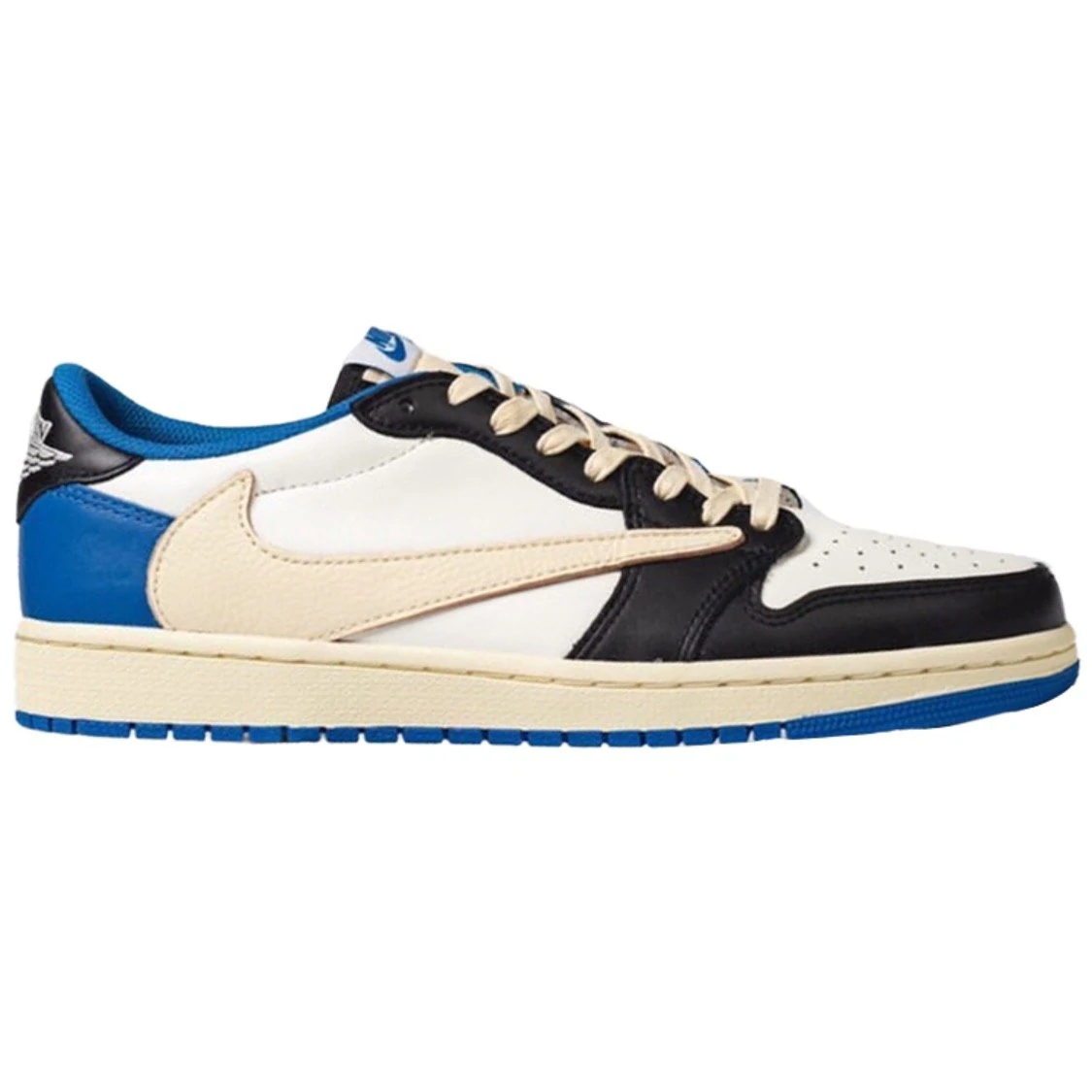 【人気急上昇で入手困難!】トラビススコットxナイキエアジョーダン1 ローカット「ミリタリーブルー」Travis Scott x Nike Air Jordan 1 Low "MILITARY BLUE''