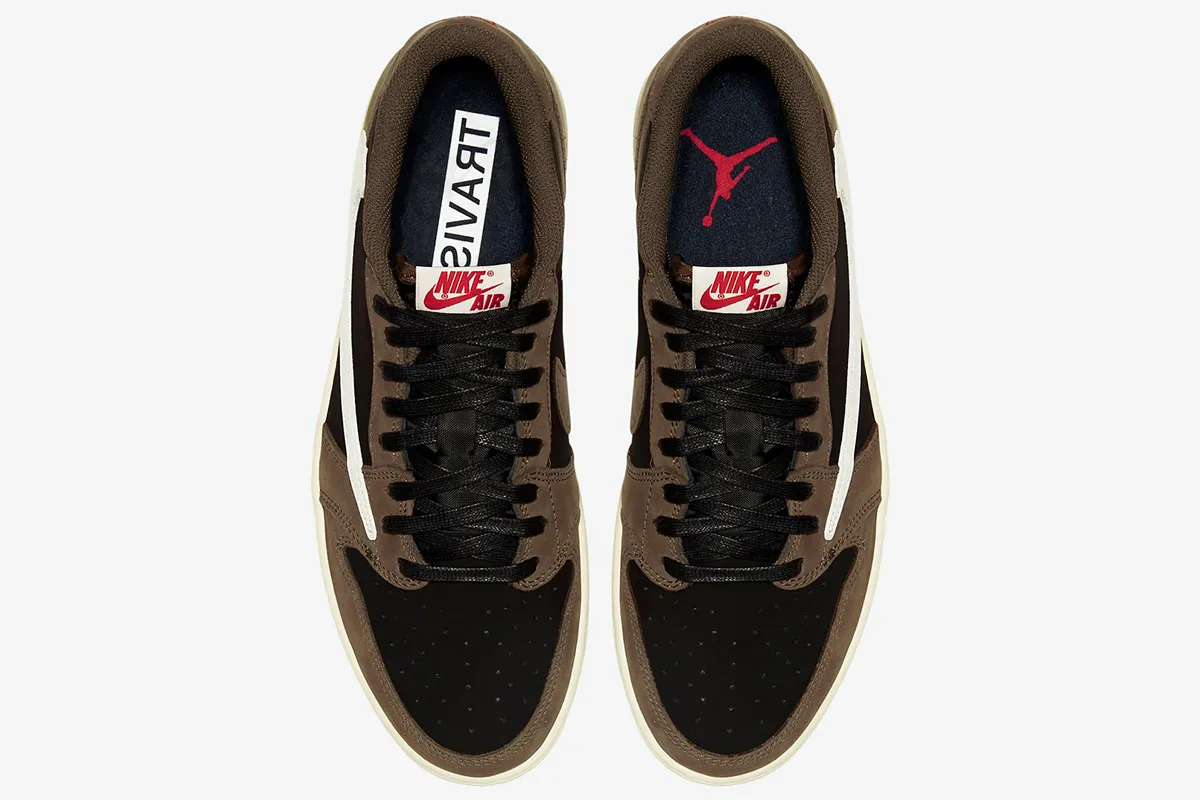 ナイキ NIKE × トラヴィス スコット Men Brown Travis Scott x Air Jordan 1 Low Reverse