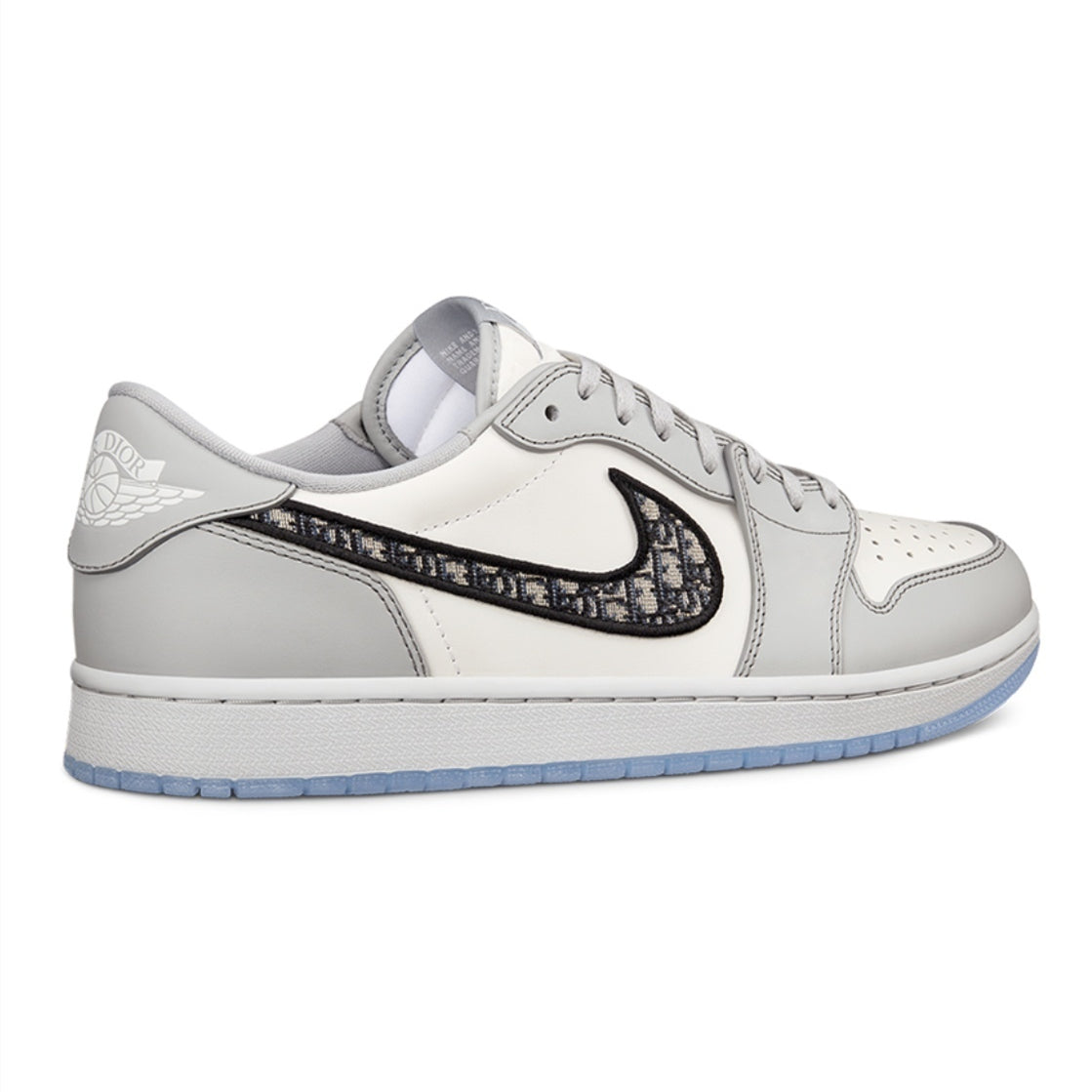 稀少なレアスニーカー!Nike x Dior Air Jordan 1 Low Sneakers ディオール ナイキ エアジョーダン1 コラボレーションモデル ローカット スニーカー 人気 靴 稀少